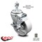 Service Caster Semi Steel Swivel TS Caster w/Roller Bearing - 4" Wheel & 1/2" Stem w/Brake SCC-TS20S415-SSR-TLB-121315 - alternate 3